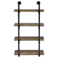 Elmcrest - 4-Shelf Wall Bookshelf