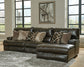 Como - 3 Piece Italian Leather Match Reclining Sofa