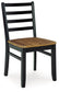 Blondon - Brown / Black - Dining Table And 4 Chairs (Set of 5)