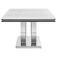 Kerwin - Rectangular Stone Top Dining Table - White