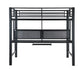 Avalon - Full Workstation Loft Bed - Black