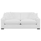 Ashlyn - Upholstered Sloped Arm Sofa - White