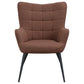 Isla - Upholstered Flared Arm Tufted Accent Chair