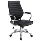 Chase - Upholstered Adjustable Home Office Desk Chair - Black