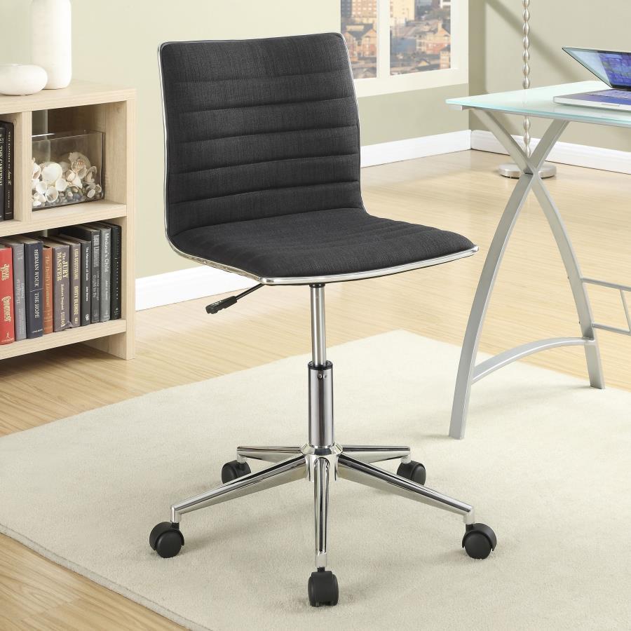 Chryses - Upholstered Adjustable Home Office Desk Chair