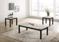 Bates - Faux Marble Top Coffee Table Set