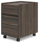 Zendex - Dark Brown - File Cabinet