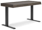 Zendex - Dark Brown - Adjustable Height Desk