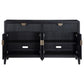 Brookmead - 4 Door Sideboard Buffet Storage Cabinet - Black