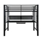 Avalon - Full Workstation Loft Bed - Black