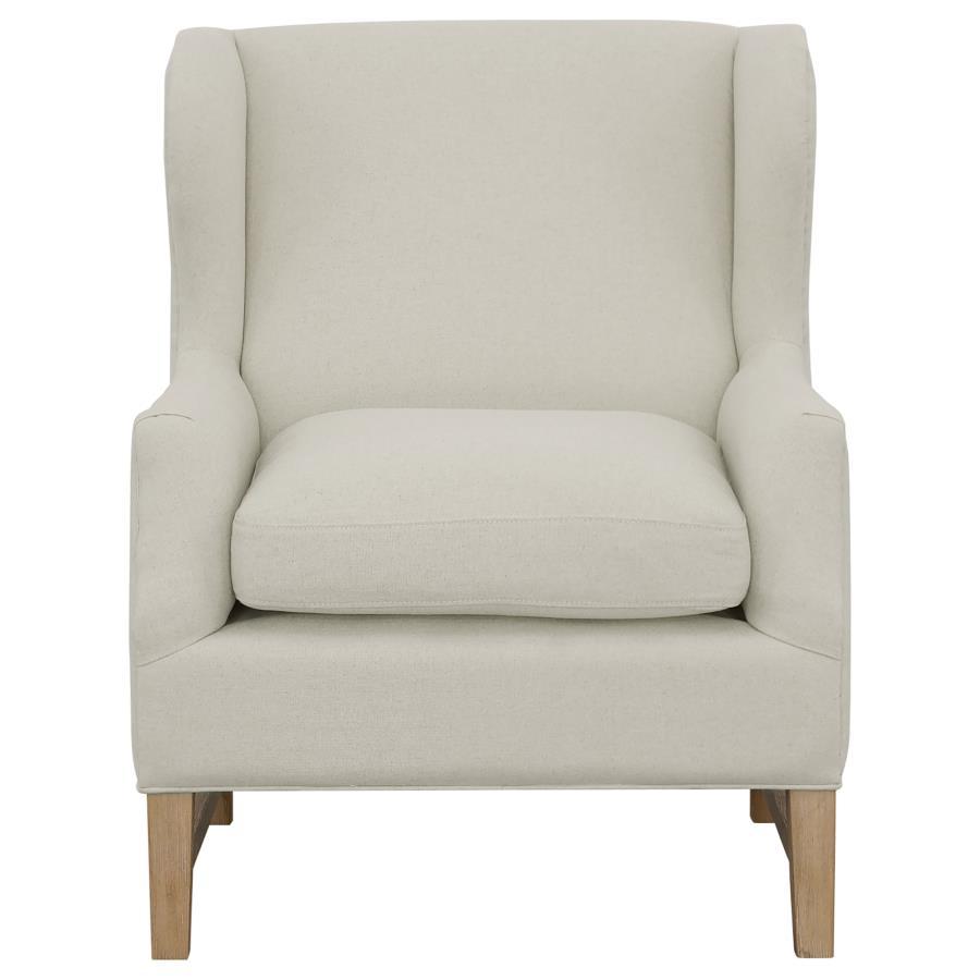 Fleur - Wing Back Accent Chair - Cream