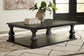 Wellturn - Black - Rectangular Cocktail Table