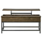 Byers - Engineered Wood Lift Top Coffee Table - Brown Oak