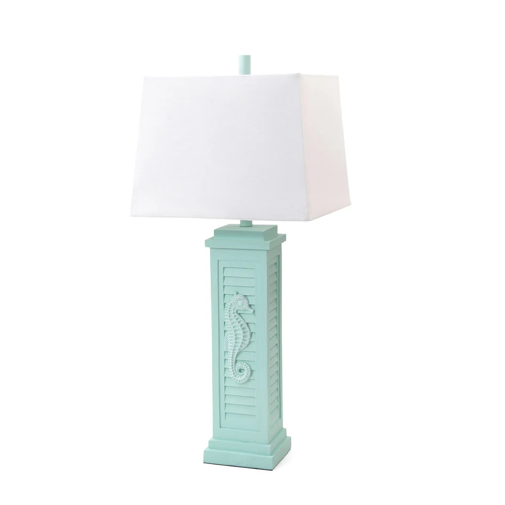 Sea Horse Shutter Table Lamp