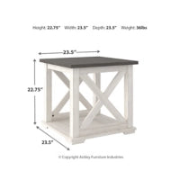 Dorrinson Square End Table