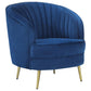 Sophia - Upholstered Channel Tufted Barrel Accent Chair