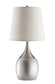 Tenya - Empire Shade Urn Table Lamp (Set of 2) - Silver