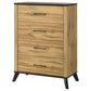 Kaywood - 4-Drawer Bedroom Chest Of Drawers - Natural Pine