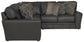 Denali - Italian Leather Match Sectional