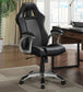 Roger - Upholstered Adjustable Home Office Desk Chair - Black