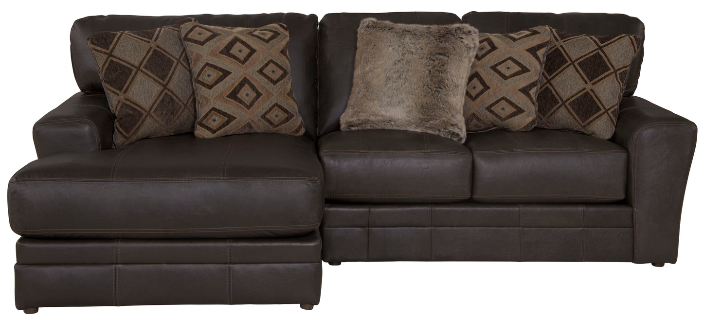 Denali - Italian Leather Match Sectional