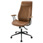 Ranger - Upholstered Adjustable Home Office Desk Chair - Brown