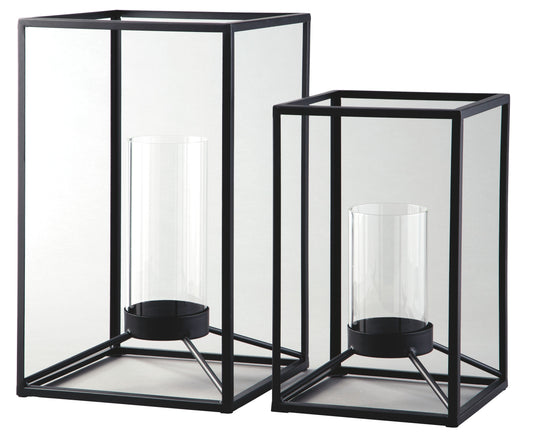 Dimtrois - Black - Lantern Set (Set of 2)