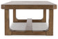 Cabalynn - Light Brown - Rectangular Cocktail Table