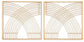 Dalkins - Gold Finish - Wall Decor Set (Set of 2)