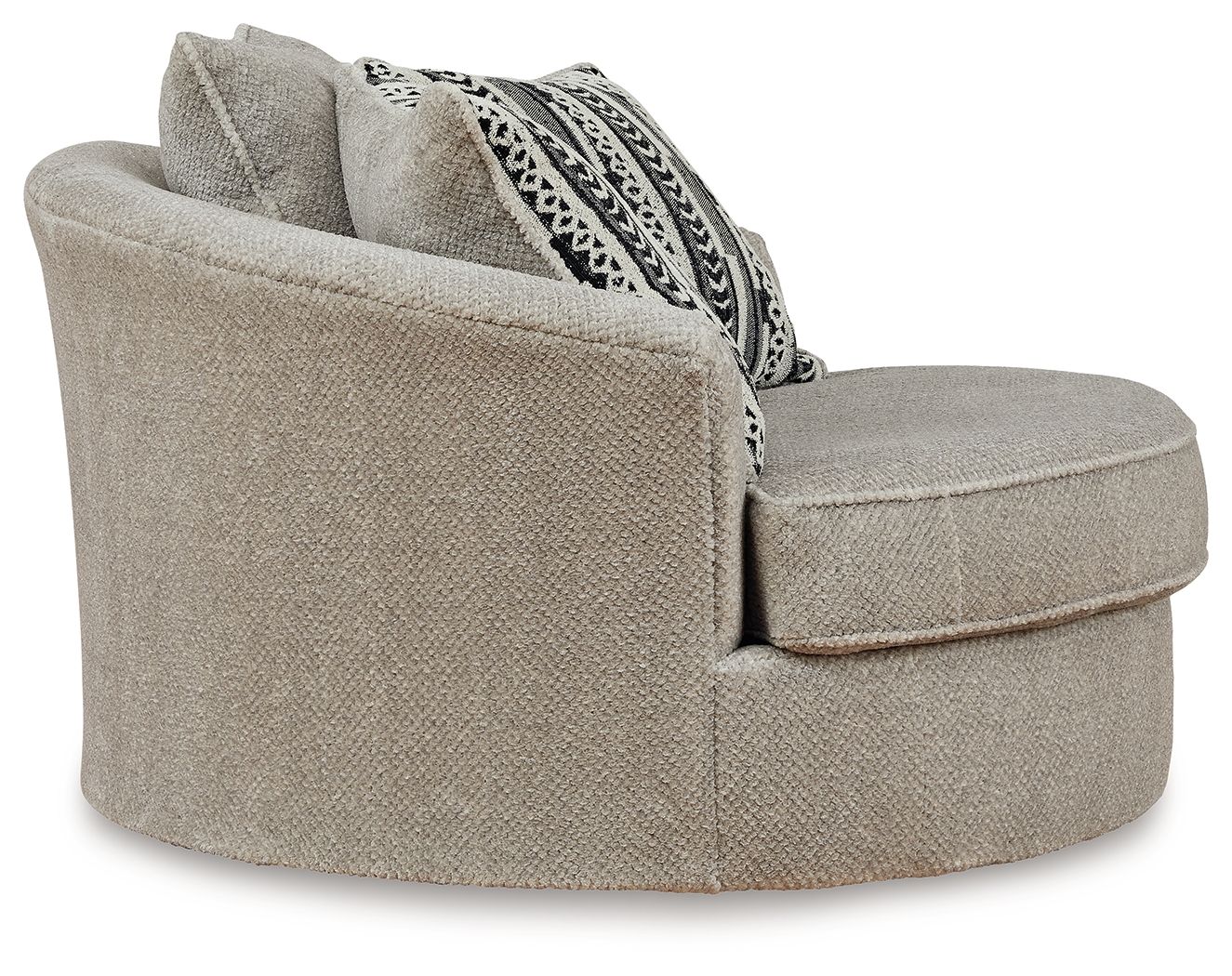 Calnita - Sisal - Oversized Swivel Accent Chair