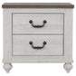 Stillwood - 2-Drawer Nightstand - Vintage Linen