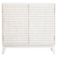 Gambon - 2 Door Wood Honeycomb Pattern Accent Cabinet - White