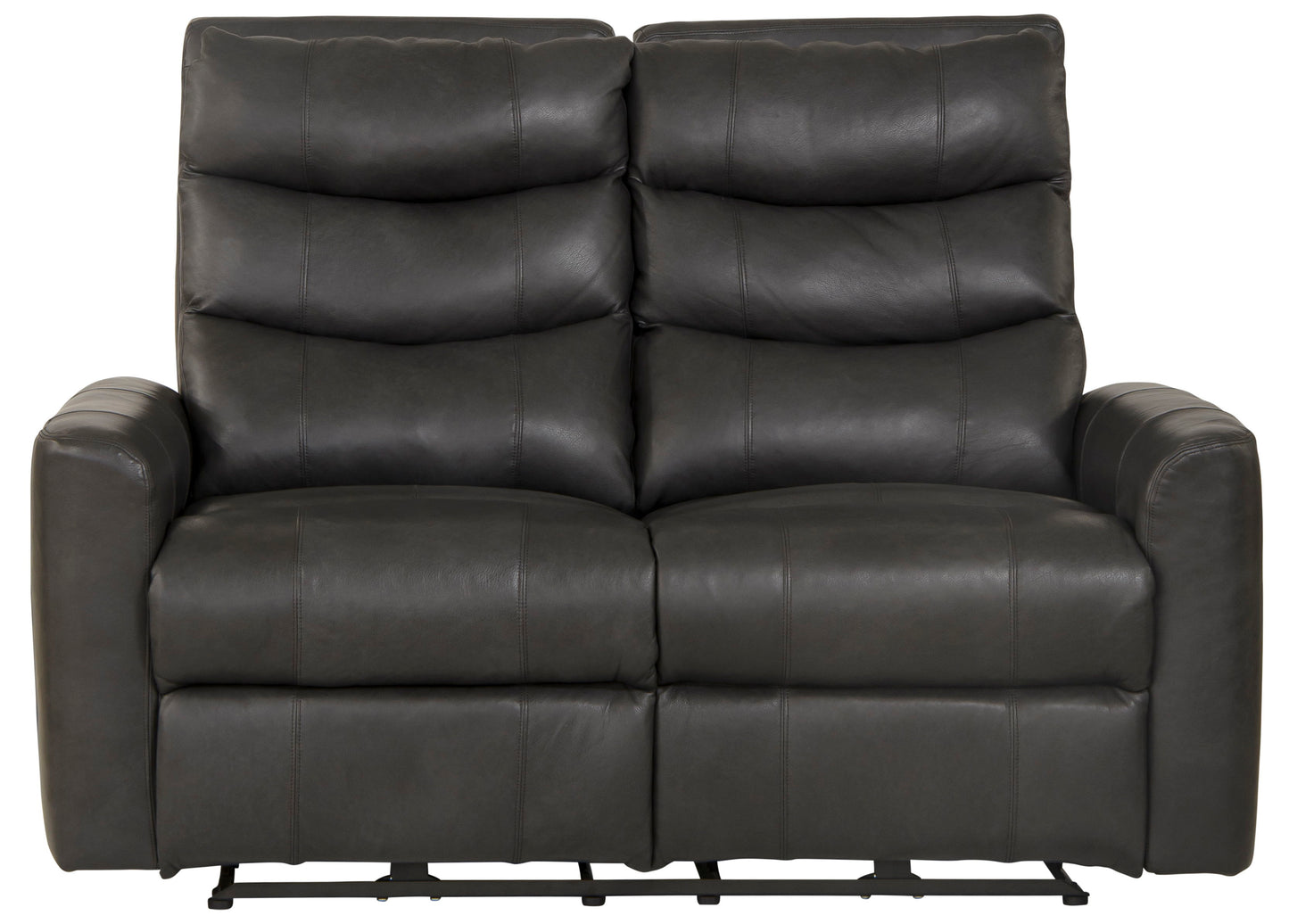 Bosa - Power Reclining Loveseat - Charcoal - Leather