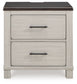 Darborn - Gray / Brown - Two Drawer Night Stand