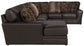 Denali - Italian Leather Match Sectional