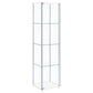 Bellatrix - 4-Shelf Clear Glass Curio Cabinet