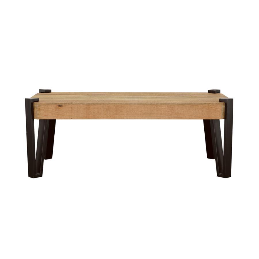 Winston - Rectangular Wood Top Coffee Table - Natural