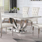 Kerwin - Rectangular Stone Top Dining Table - White