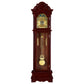 Diggory - Grandfather Clock With Adjustable Chime - Brown Red