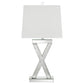 Dominick - Tapered Mirrored Acrylic Table Lamp - Silver