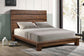 Genevieve - California King Platform Bed - Dark Brown