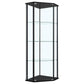 Zenobia - 4-Shelf Curio Cabinet Display Case - Black