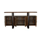 Ditman - 4 Door Solid Wood Sideboard Buffet - Gray Sheesham