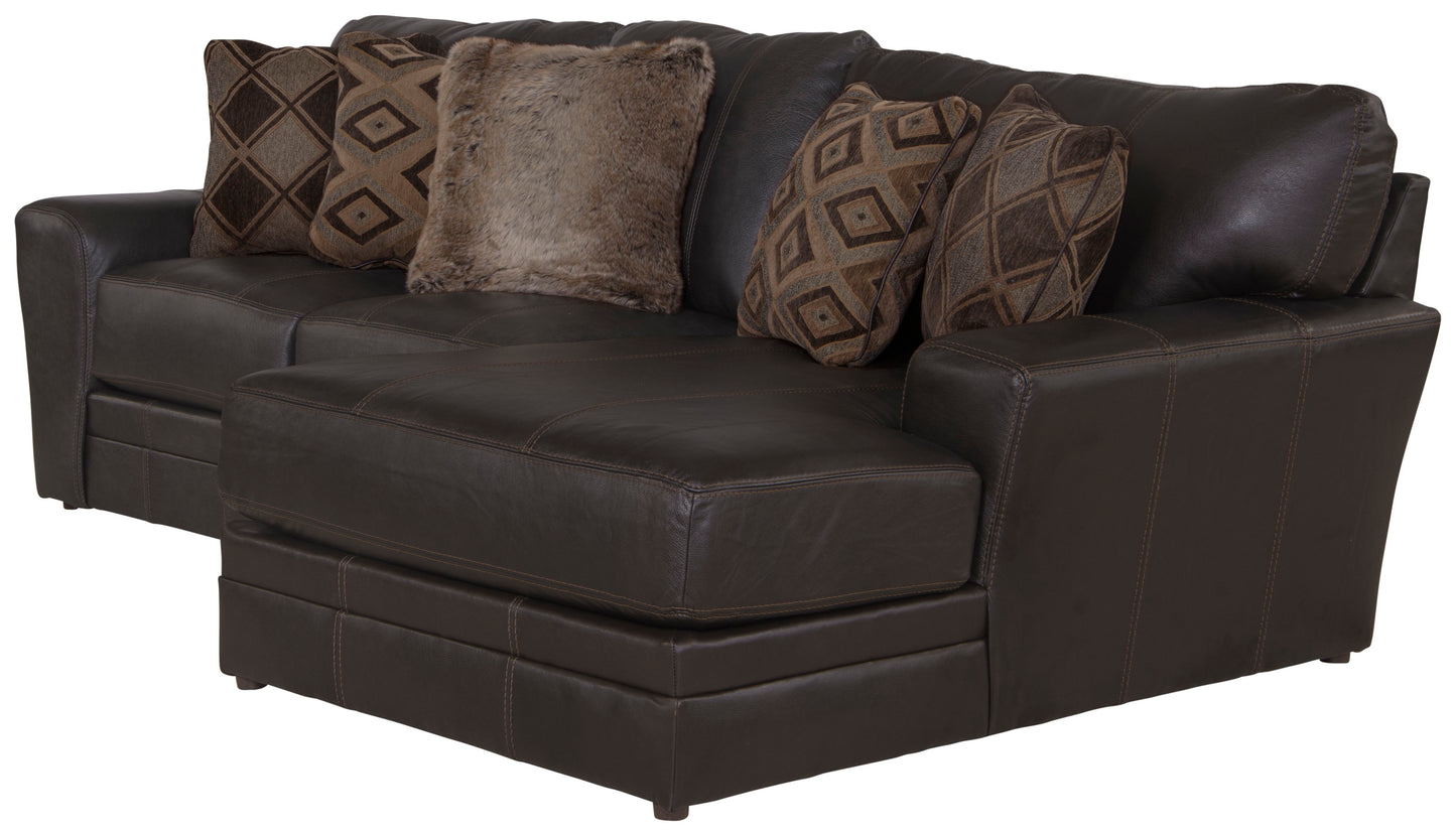 Denali - Italian Leather Match Sectional